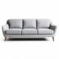 Striped fabric loveseat sofa for living room furniture 200 x 100 x 90cm